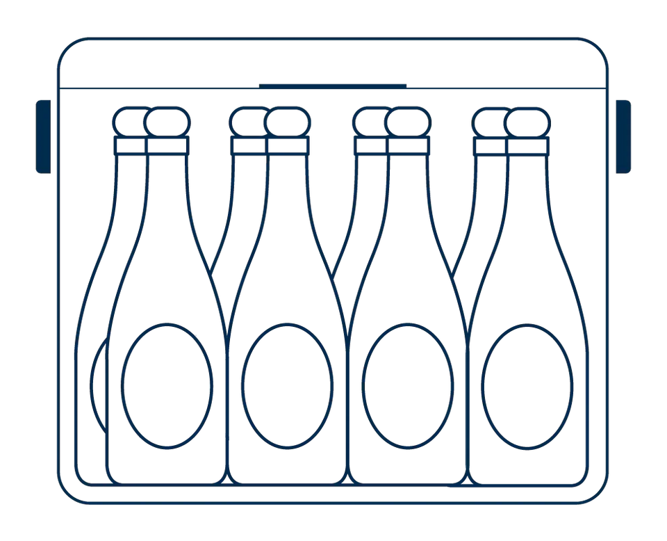 FIELDBAR GIN TRUNK - SAFARI WHITE