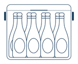 FIELDBAR GIN TRUNK - PARISIAN GREEN